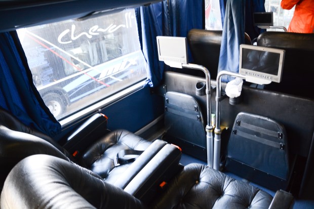 Luxurious bus journey