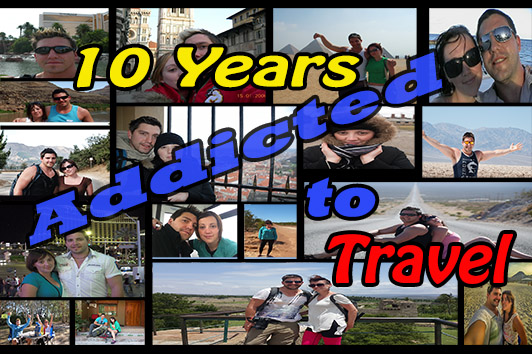 10 years addicted to travel