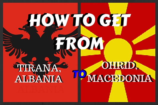 get from tirana to ohrid